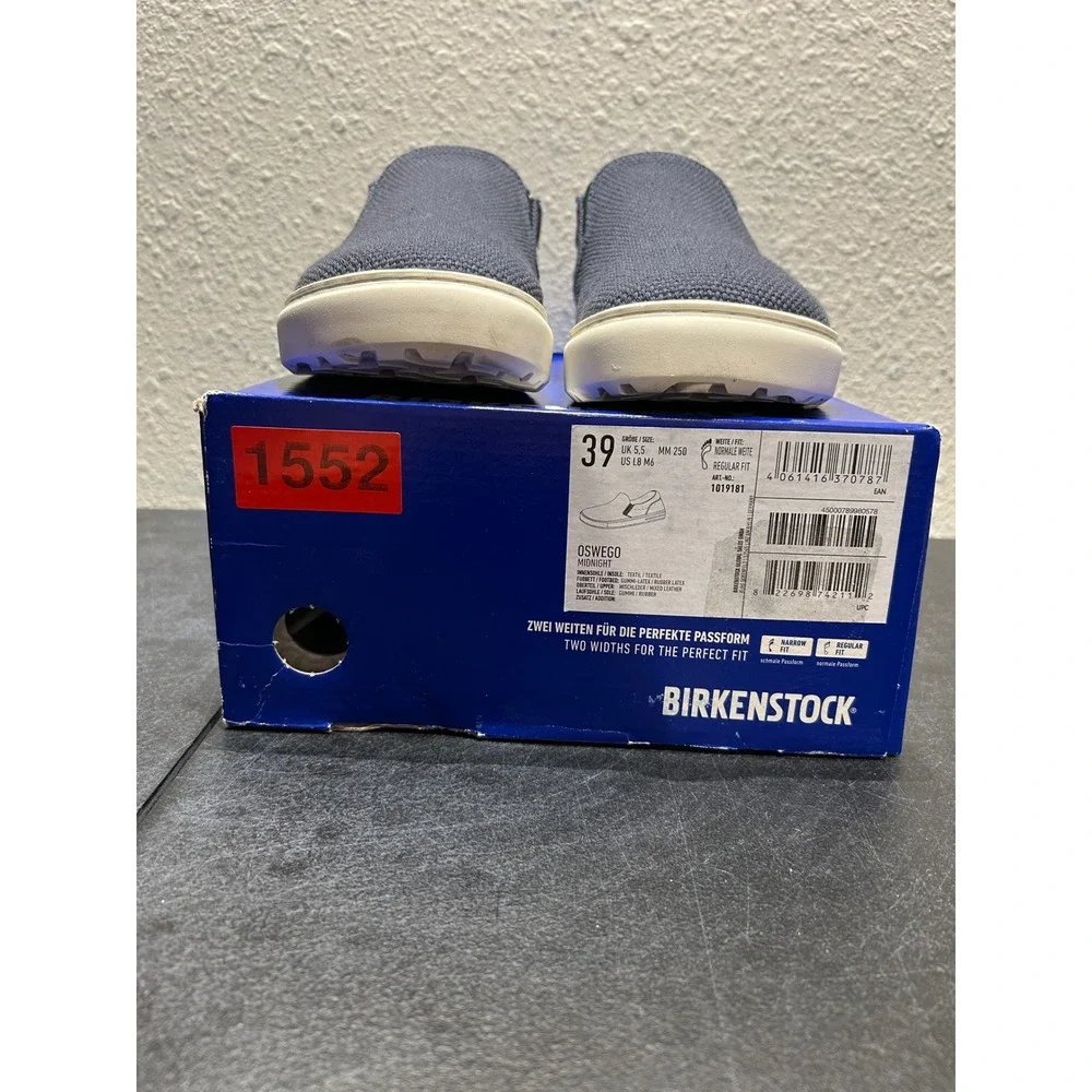 Birkenstock Oswego Textile Midnight Blue EU 39 US L8 M6 Women Men Unisex